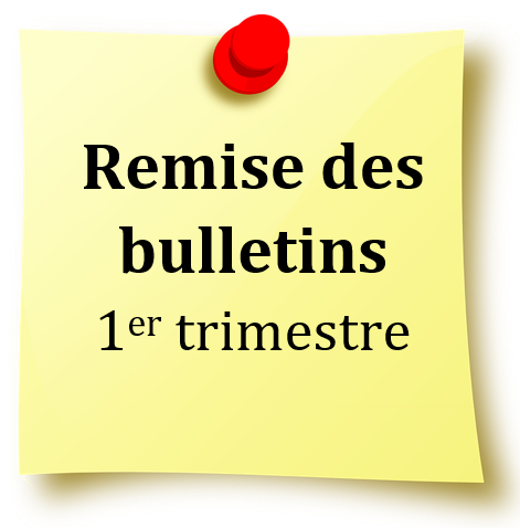 Remise des bulletins