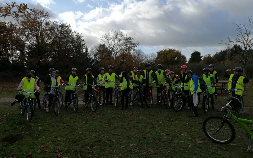 Course d’orientation en VTT avec l’AS des collèges Ernest Renan et Debussy !