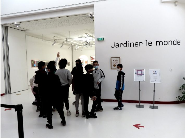 Les élèves du collège Ernest Renan invités à Jardiner le monde à la Maison des Arts